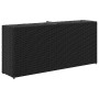 Jardineras con 2 maceteros 2 uds ratán PE negro 90x20x40 cm de , Maceteros y jardineras - Ref: Foro24-3210513, Precio: 148,02...
