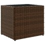 Jardineras 2 unidades ratán sintético marrón 36x30x32 cm de , Maceteros y jardineras - Ref: Foro24-3210532, Precio: 74,33 €, ...