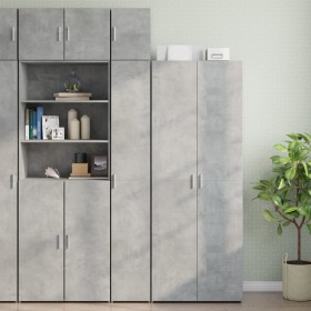 Armario estrecho madera ingeniería gris hormigón 30x42,5x225 cm de , Aparadores - Ref: Foro24-3281262, Precio: 173,37 €, Desc...