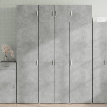 Armario de madera de ingeniería gris hormigón 70x42,5x225 cm de , Aparadores - Ref: Foro24-3281325, Precio: 237,80 €, Descuen...