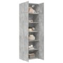 Armario de madera de ingeniería gris hormigón 70x42,5x225 cm de , Aparadores - Ref: Foro24-3281325, Precio: 237,80 €, Descuen...