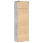 Armario de madera de ingeniería gris hormigón 70x42,5x225 cm de , Aparadores - Ref: Foro24-3281325, Precio: 237,80 €, Descuen...