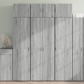 Armario de madera ingeniería gris Sonoma 70x42,5x225 cm de , Aparadores - Ref: Foro24-3281327, Precio: 232,82 €, Descuento: %