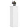 Soportes de plantas 2 uds madera ingeniería blanco 25x25x80 cm de , Soportes para macetas - Ref: Foro24-852942, Precio: 67,03...