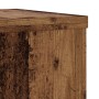 Soportes de plantas 2 uds madera roble envejecido 25x25x80 cm de , Soportes para macetas - Ref: Foro24-852949, Precio: 58,54 ...