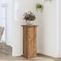 Soportes de planta madera ingeniería roble artisian 33x33x80 cm de , Soportes para macetas - Ref: Foro24-852977, Precio: 41,4...