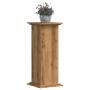 Soportes de planta madera ingeniería roble artisian 33x33x80 cm de , Soportes para macetas - Ref: Foro24-852977, Precio: 41,4...