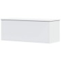 Caja de almacenaje madera de ingeniería blanco 90x35x35 cm de , Baúles de almacenamiento - Ref: Foro24-840681, Precio: 79,51 ...