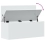 Caja de almacenaje madera de ingeniería blanco 90x35x35 cm de , Baúles de almacenamiento - Ref: Foro24-840681, Precio: 79,51 ...