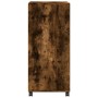 Armario con ruedas madera ingeniería roble ahumado 55x40x91 cm de , Aparadores - Ref: Foro24-853186, Precio: 64,86 €, Descuen...
