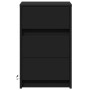 Mesita de noche con luces LED madera de ingeniería negra de , Mesitas de noche - Ref: Foro24-852013, Precio: 76,44 €, Descuen...