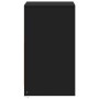 Mesita de noche con luces LED madera de ingeniería negra de , Mesitas de noche - Ref: Foro24-852013, Precio: 76,44 €, Descuen...