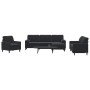 Juego de sofás con cojines 4 piezas terciopelo negro de , Sofás - Ref: Foro24-3278466, Precio: 742,63 €, Descuento: %