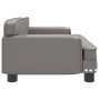 Sofá para niños de cuero sintético gris 70x45x30 cm de , Mobiliario para bebés y niños pequeños - Ref: Foro24-3196303, Precio...
