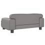 Sofá para niños de cuero sintético gris 70x45x30 cm de , Mobiliario para bebés y niños pequeños - Ref: Foro24-3196303, Precio...