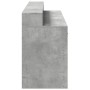 Escritorio con LED madera ingeniería gris hormigón 160x55x91 cm de , Escritorios - Ref: Foro24-3309432, Precio: 177,12 €, Des...