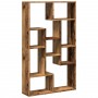 Estantería madera de ingeniería color envejecido 72x20x120 cm de , Librerías y estanterías - Ref: Foro24-858163, Precio: 82,4...