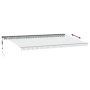 Toldo retráctil automático gris antracita y blanco 600x350 cm de , Toldos - Ref: Foro24-3215822, Precio: 743,77 €, Descuento: %