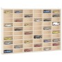 Vitrina de madera para coleccionistas con 60 compartimentos de , Estantes y estanterías - Ref: Foro24-4017378, Precio: 45,97 ...