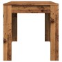 Mesa de comedor madera ingeniería envejecida 140x74,5x76 cm de , Mesas de cocina y de comedor - Ref: Foro24-856572, Precio: 1...