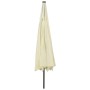 Sombrilla de jardín con luces LED arena 400 cm de , Sombrillas - Ref: Foro24-312530, Precio: 107,51 €, Descuento: %