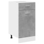 Armario inferior cajón “Lyon” contrachapada gris hormigón de , Armarios de cocina - Ref: Foro24-856082, Precio: 76,85 €, Desc...