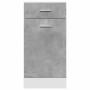 Armario inferior cajón “Lyon” contrachapada gris hormigón de , Armarios de cocina - Ref: Foro24-856082, Precio: 76,85 €, Desc...