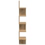 Estantería pared de esquina madera roble artisan 20x20x127,5 cm de , Estantes y estanterías - Ref: Foro24-856615, Precio: 38,...