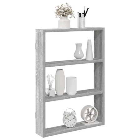 Estantería de pared madera ingeniería gris Sonoma 43x9x60 cm de , Estantes y estanterías - Ref: Foro24-860054, Precio: 24,71 ...