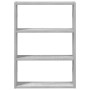 Estantería de pared madera ingeniería gris Sonoma 43x9x60 cm de , Estantes y estanterías - Ref: Foro24-860054, Precio: 24,71 ...