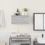 Armario de pared baño madera ingeniería gris Sonoma 60x25x30 cm de , Tocadores de baño - Ref: Foro24-860063, Precio: 47,89 €,...