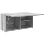 Armario de pared baño madera ingeniería gris Sonoma 60x25x30 cm de , Tocadores de baño - Ref: Foro24-860063, Precio: 47,89 €,...