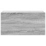Armario de pared baño madera ingeniería gris Sonoma 60x25x30 cm de , Tocadores de baño - Ref: Foro24-860063, Precio: 47,89 €,...