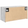 Armario de pared baño madera ingeniería gris Sonoma 60x25x30 cm de , Tocadores de baño - Ref: Foro24-860063, Precio: 47,89 €,...