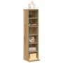 Mueble de CD madera de ingeniería roble artisan 21x20x88 cm de , Almacenamiento para CD y DVD - Ref: Foro24-855829, Precio: 4...