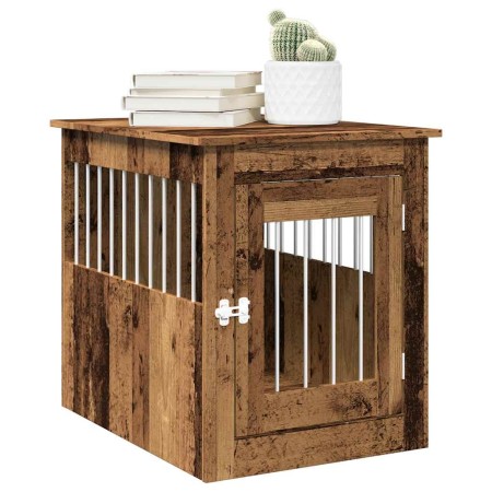 Jaula para perros madera de ingeniería madera vieja 55x75x65 cm de , Casetas para perros - Ref: Foro24-857639, Precio: 89,16 ...