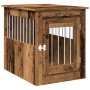Jaula para perros madera de ingeniería madera vieja 55x75x65 cm de , Casetas para perros - Ref: Foro24-857639, Precio: 89,16 ...