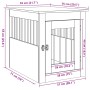 Jaula para perros madera de ingeniería madera vieja 55x75x65 cm de , Casetas para perros - Ref: Foro24-857639, Precio: 89,16 ...