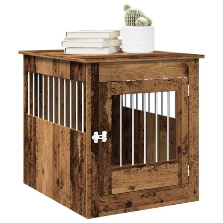 Jaula para perros madera ingeniería madera vieja 64,5x80x71 cm de , Casetas para perros - Ref: Foro24-857645, Precio: 109,09 ...