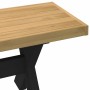 Banco comedor NOAIN patas forma X madera maciza pino de , Bancos de comedor y cocina - Ref: Foro24-4100049, Precio: 151,66 €,...