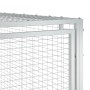 Caseta perros con corral acero galvanizado gris 197x396x110 cm de , Casetas para perros - Ref: Foro24-3214225, Precio: 393,60...