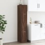 Armario botiquín madera ingeniería marrón roble 30x41x174,5 cm de , Taquillas y armarios de almacenamiento - Ref: Foro24-3309...