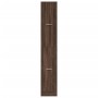 Armario botiquín madera ingeniería marrón roble 30x41x174,5 cm de , Taquillas y armarios de almacenamiento - Ref: Foro24-3309...