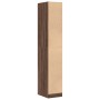 Armario botiquín madera ingeniería marrón roble 30x41x174,5 cm de , Taquillas y armarios de almacenamiento - Ref: Foro24-3309...