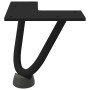 Patas de mesa tipo horquilla 4 unidades acero macizo negro 10cm de , Patas para mesas - Ref: Foro24-4012408, Precio: 29,68 €,...