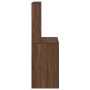 Escritorio con estantes contrachapada marrón roble 100x45x140cm de , Escritorios - Ref: Foro24-860442, Precio: 93,94 €, Descu...