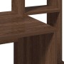 Escritorio con estantes contrachapada marrón roble 100x45x140cm de , Escritorios - Ref: Foro24-860442, Precio: 93,94 €, Descu...