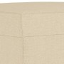 Reposapiés de tela crema 70x55x41 cm de , Otomanas - Ref: Foro24-349349, Precio: 58,46 €, Descuento: %