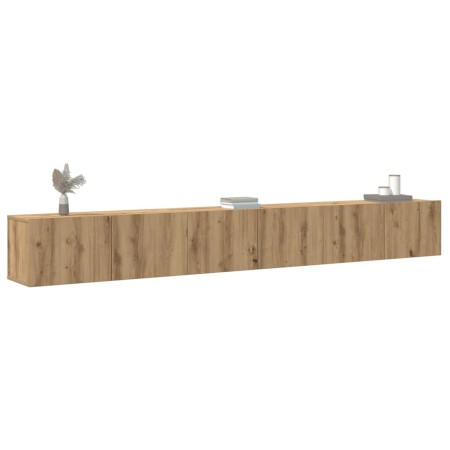 Mueble para TV de pared madera contrachapada artesanal 3 piezas de , Muebles TV - Ref: Foro24-3329204, Precio: 122,28 €, Desc...