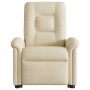Sillón de masaje eléctrico reclinable elevable tela crema de , Sillones - Ref: Foro24-3303292, Precio: 347,38 €, Descuento: %